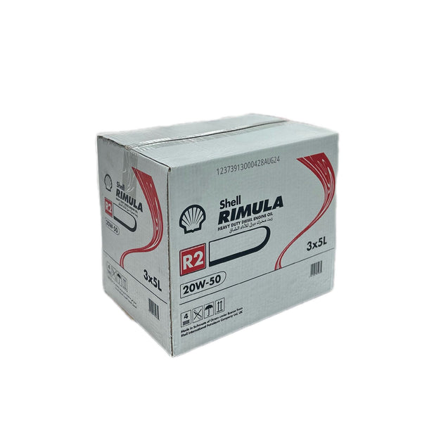SHELL RIMULA 20W50 DIESEL ENGINE OIL 5L 3PCS COMBO